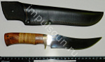 Нож ОСЕТР клинок 150 мм.рукоять береста/орех сталь -95Х18-