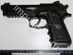 SMERSH mod. H9 "Beretta M9" (пистолет пневматический, металл, Blowback)