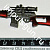 Брелок-сувенир СВД снайперская винтовка,12см