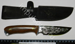 Нож Сталкер цельная рукоять, клинок 110 мм. сталь ЭИ-107