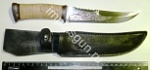 Нож Катран рукоять береста,клинок165 мм. сталь ЭИ-107