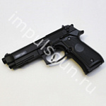 STALKER mod. SCM9M (пистолет пневм. пластик, черный) /Beretta M9/маг.20шар.
