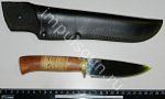 Нож СТРИЖ клинок 130 мм.рукоять береста/орех сталь -95Х18-