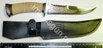 Нож Катран накладная рукоять,клинок165 мм. сталь ЭИ-107