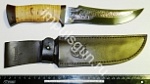 Нож "Русский 3" рукоять береста, клинок165 мм. сталь ЭИ-107