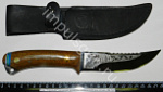 Нож Горный цельная рукоять, клинок120 мм. сталь ЭИ-107