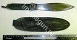 Нож Игла метательный,рукоять шнур,клинок160 мм. сталь ЭИ-107