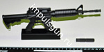 Модель сувенирная М4А1 штурмовая винтовка (черн.) подставка