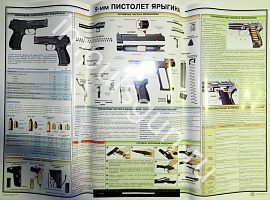 Плакат учебный Пистолет Ярыгина,1л. (100*70см)