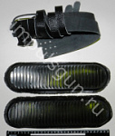 Комплект лыжных креплений кожа (накладка+носковой и пяточный ремень) (Маяк)