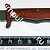 Нож складной, коричневый, дл. клинка 70мм