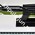 Модель сувенирная М4А1 штурмовая винтовка (черн., телеск.прикл.) подставка