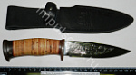 Нож "Фокс 1" рукоять береста, клинок130 мм. сталь ЭИ-107