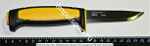 Нож углер./ст. MORAkniv Basic 511 клинок 90 мм. желтый